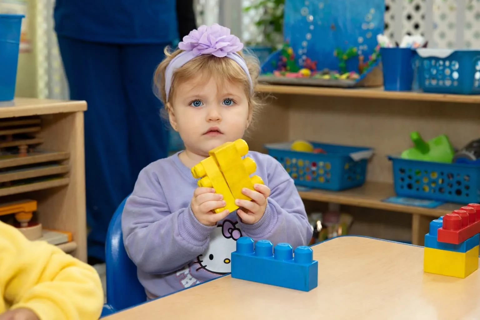 Toddler playing at a daycare near Cutler Bay, Miami